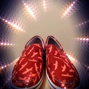 TIMBERLAND men's sz 12 BRAND NEW (Burgundy&Pink)Slip On Casuals.